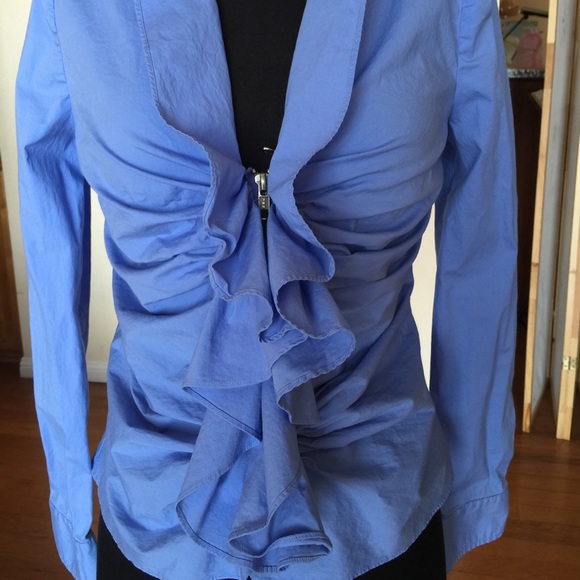 Victoria Secret blue cotton blouse