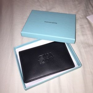 REAL Tiffany Black Wallet Card Holder