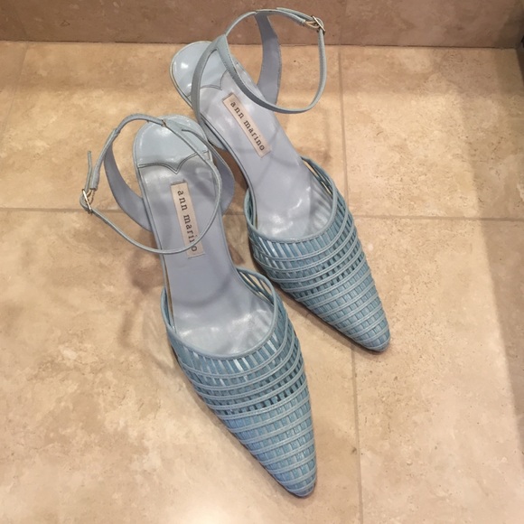 Ann Marino ankle strap heels