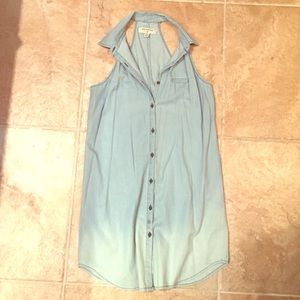 Chambre Sleeveless Collar Dress