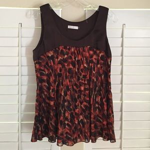 Badgley Mischka silk top
