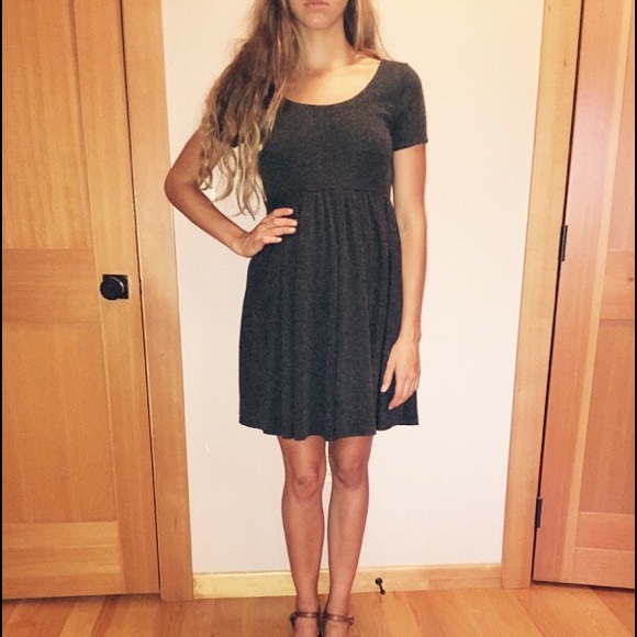 Urban outfitters grey babydoll dress