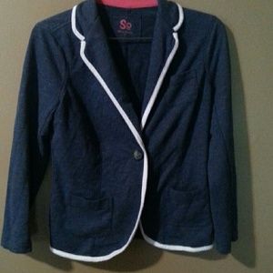 Navy blue blazer