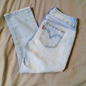 Levi's Skinny Cropped Jeans