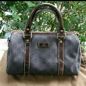 Authentic Gucci Boston Small Metallic