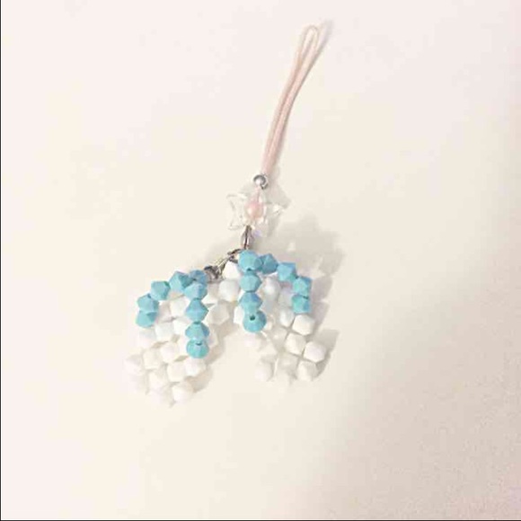 Handmade Swarovski flip flop charm
