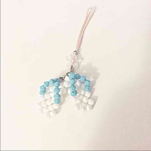 Handmade Swarovski flip flop charm