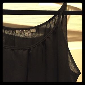 All saints sheer blouse tank