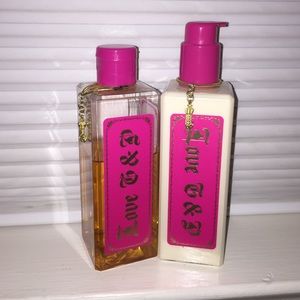 Juicy couture body wash and lotion
