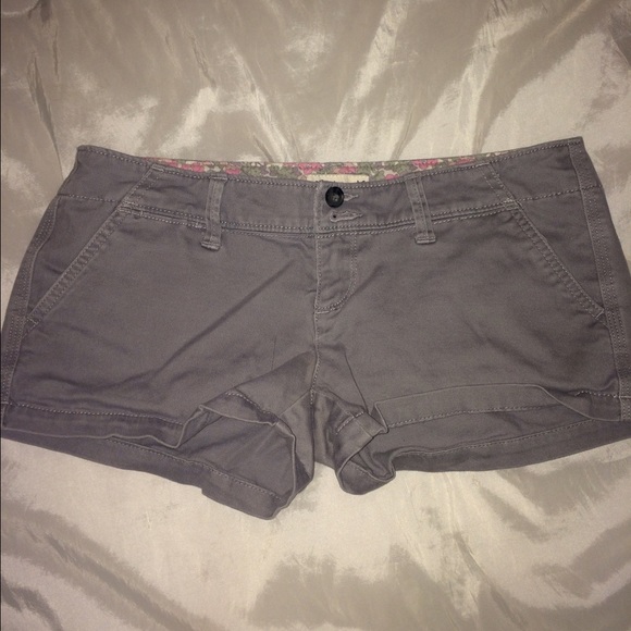 Gray American Eagle Shorties