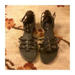 Dark Brown Gladiator Sandals