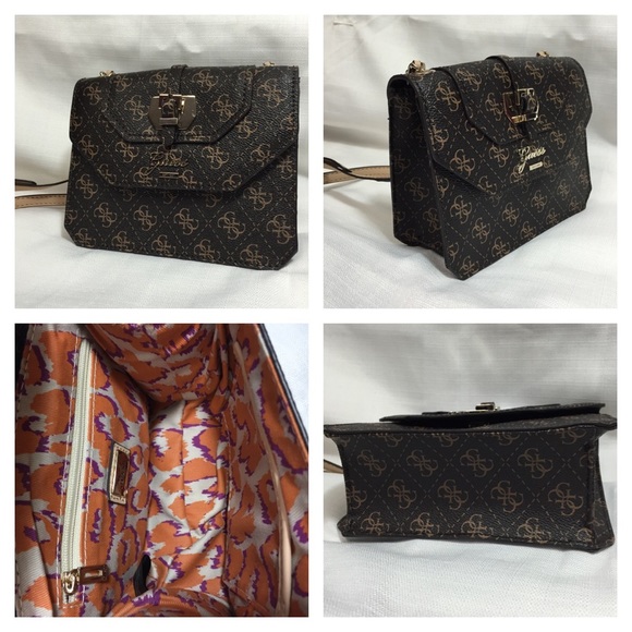 Guess brown crossbody bag nwt! - Picture 2 of 4