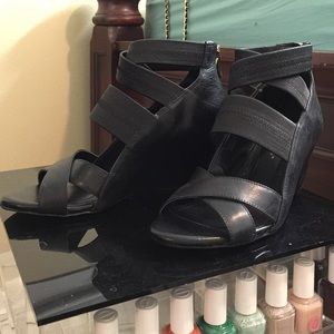 Black BCBGeneration wedge heels