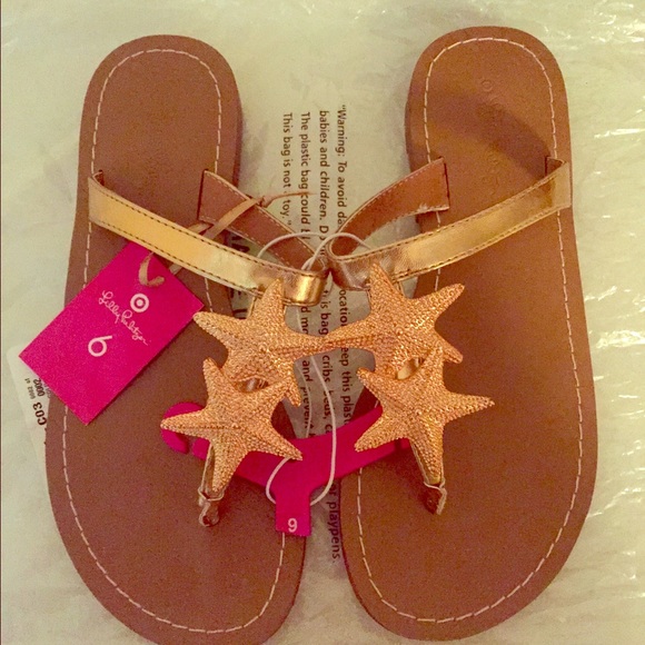 Lilly Pulitzer for Target size 6 Starfish Sandals