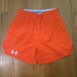 Under armor orange shorts