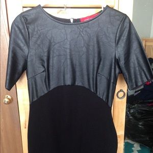 Black Leather Dress