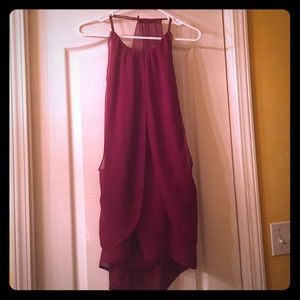 Burgundy Dress