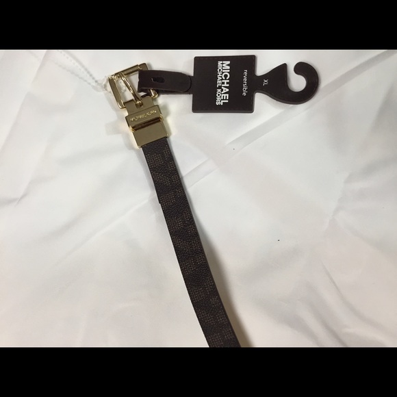 Michael kors brown twist reversible belt NWT! - Picture 2 of 4