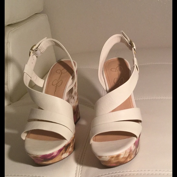 🌹JESSICA SIMPSON CLARIA WEDGE SANDALS🌹 - Picture 2 of 7