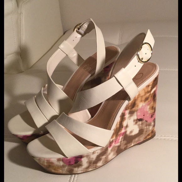 🌹JESSICA SIMPSON CLARIA WEDGE SANDALS🌹 - Picture 3 of 7