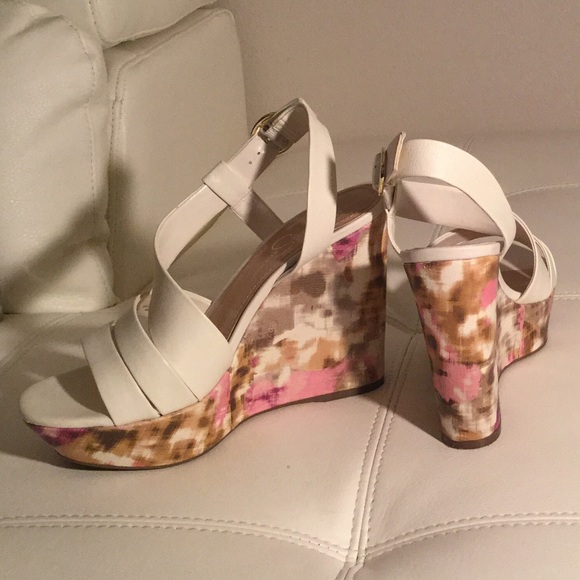 🌹JESSICA SIMPSON CLARIA WEDGE SANDALS🌹 - Picture 4 of 7