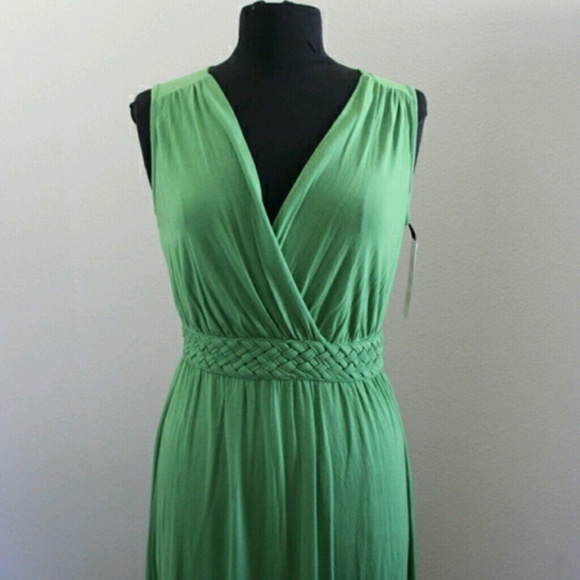 NWT Green Jersey Tunic Style Dress