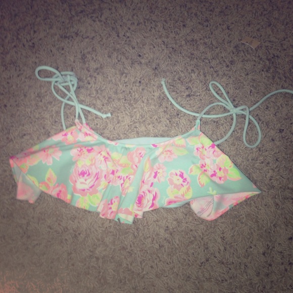 Flowy swim top