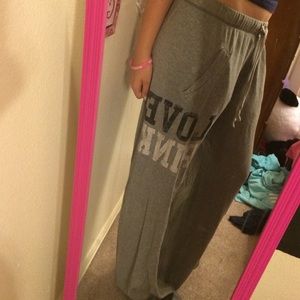 Gray Victoria secret sweats