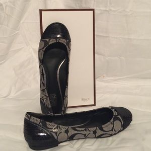 COACH Sequin toed flats
