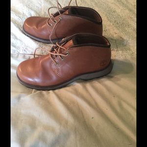 Timberland caramel colored boots