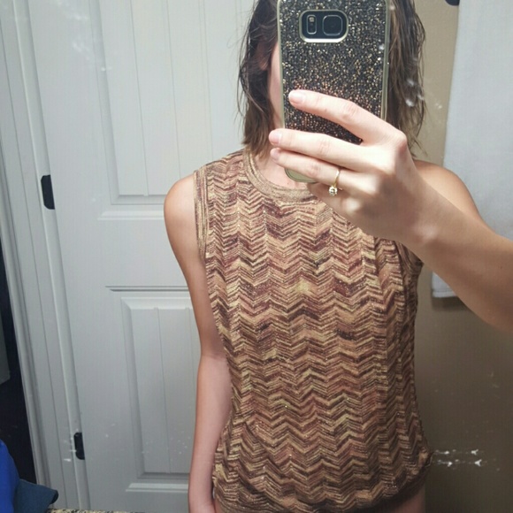 ~*SOLD*~ Rare Missoni neutral top - Picture 2 of 2
