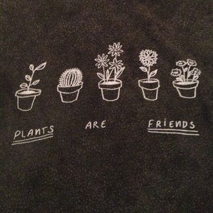 RARE🌱black plants are friends shirt