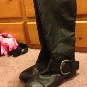 Tall black Steve Madden boots