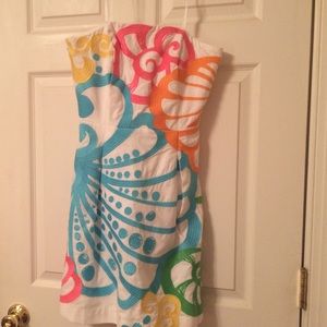 Lilly Pulitzer blossom strapless dress.Never worn.