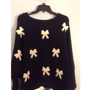 Thick bow long sleeve