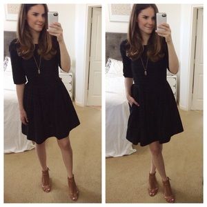 Gap eyelet stripe dress