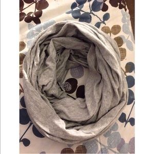 Grey infinity scarf