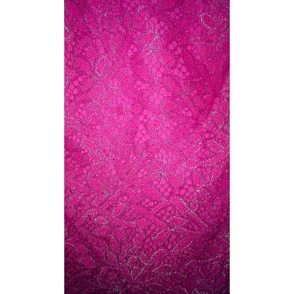 Lilly Pulitzer dress medium pink lace 4 - Picture 4 of 4