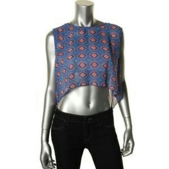 SAY WHAT? NEW Blue Chiffon Fly-Away Sheer