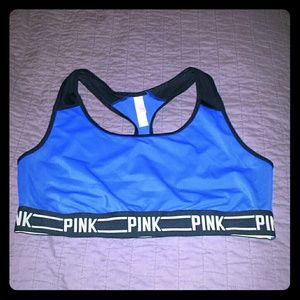 PINK Victoria's Secret Royal Blue Sports Bra