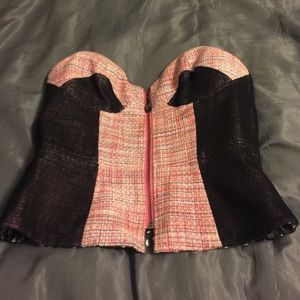Reversible Rachel Roy corset top