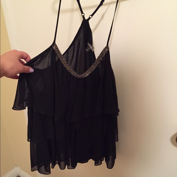 Express Tops - Black dressy top from Express
