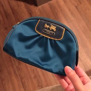 Sateen Coach makeup bag