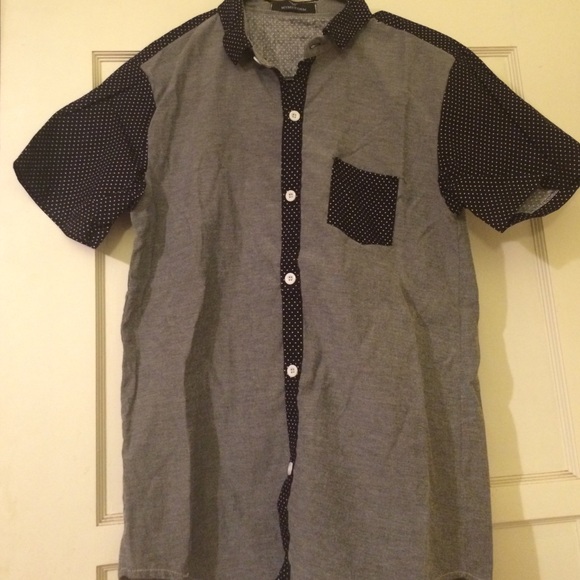 Mens button up slim fit shirt