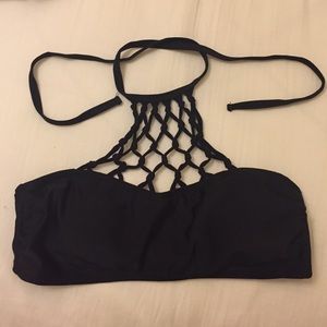 Black net design bikini