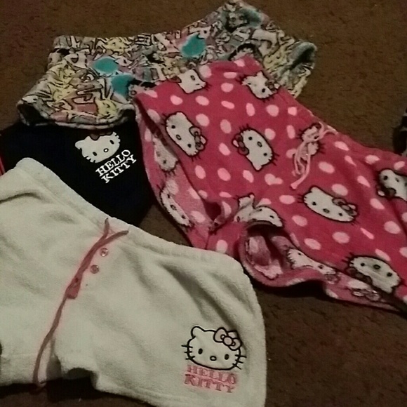 Hello kitty sleeping shorts