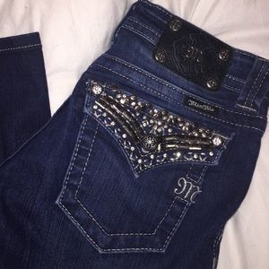 Miss Me jeans. Worn once perfect condition!!