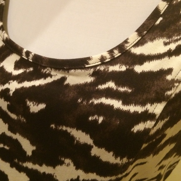 MICHAEL Michael Kors brown Animal Print Dress - Picture 2 of 4