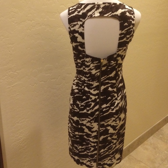 MICHAEL Michael Kors brown Animal Print Dress - Picture 3 of 4