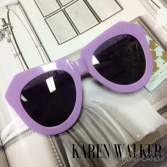 Karen Walker Accessories - New⭐️ Karen Walker One Worship in Lavender